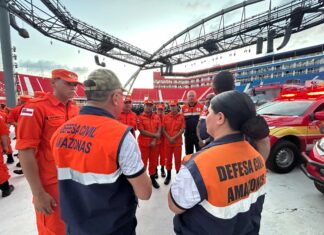 Defesa Civil do Amazonas informa a possibilidade de chuvas durante as noites do evento em Parintins