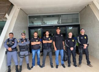 PC-AM, PMAM e PCRO realizam transferência de homem preso por latrocínio cometido em 2023