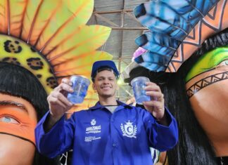 Festival de Parintins 2024: Cosama finaliza entrega dos copos temáticos para os bumbás Caprichoso e Garantido