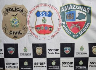 Em Fonte Boa, PC-AM prende duas jovens que estavam transportando 22 quilos de maconha em lancha