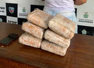 Após denúncias, Polícia Civil e GCM prendem mulher com 6,8 quilos de skunk no porto de Maraã