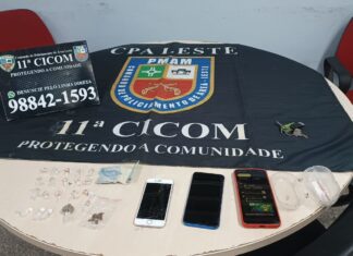 PMAM prende homens por tráfico de drogas e porte ilegal de arma de fogo na capital e no interior