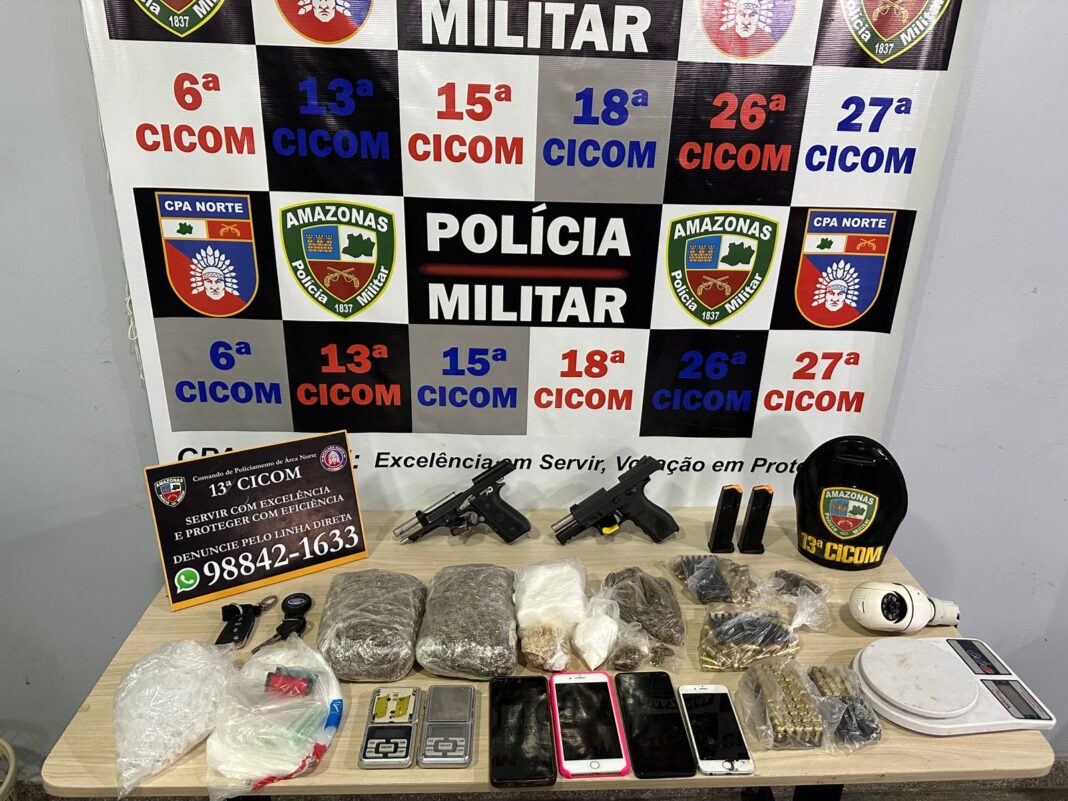 PMAM_13ªCICOM_ARMA_DE_FOGO_TRÁFICO_DROGAS