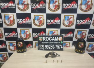 PMAM prende homem e apreende armas de fogo nas zonas norte e leste de Manaus