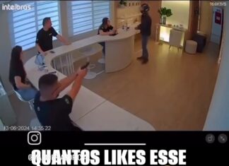 Empresário reage a assalto e dá cinco tiros em suspeito armado e vídeo do herói viraliza, veja