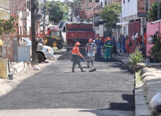 Gestão de David Almeida recapeia ruas do bairro Zumbi dos Palmares, na zona Leste de Manaus