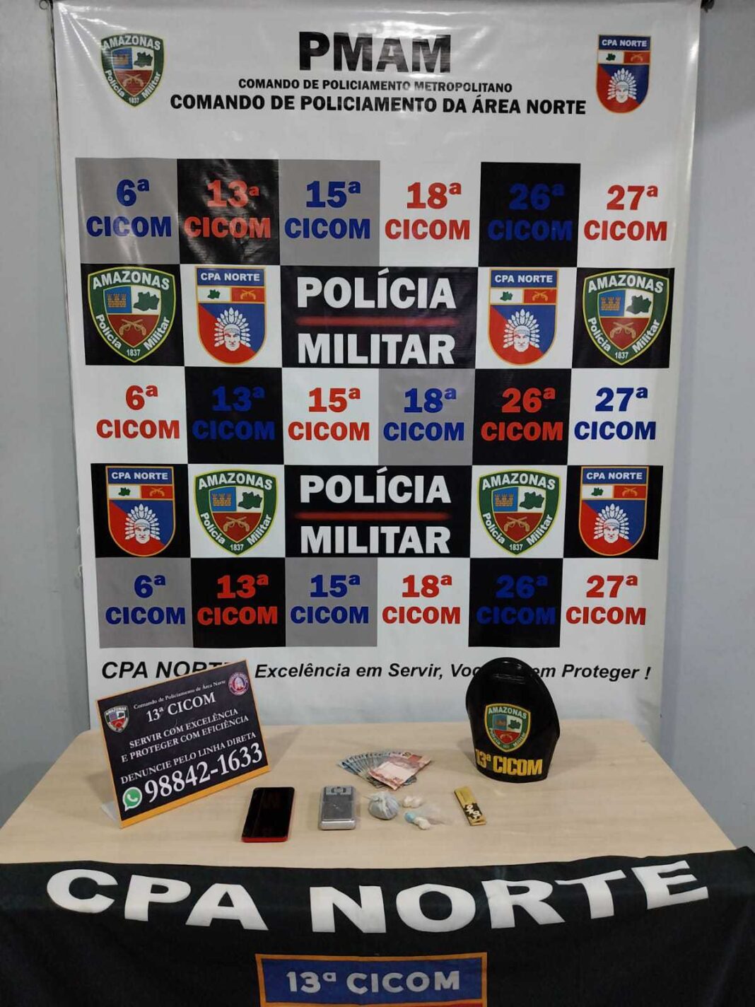 PMAM_13ª_CICOM_PRENDE_01_NACIONAL_TRAFICO_FOTO_DIVULGAÇÃO_PMAM