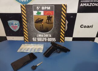 Polícia Militar do Amazonas prende três homens e apreende armas e munições em ações na capital e no interior