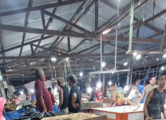 Polícia Militar do Amazonas apreende cerca de 300 quilos de pescado, na Feira da Panair