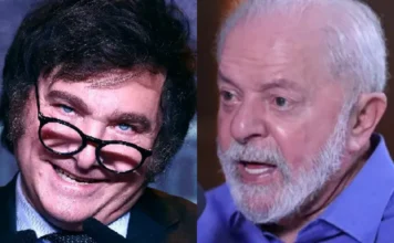 Milei volta a elogiar lula e o chamar de ‘ladrão’ e ‘corrupto’ 😁
