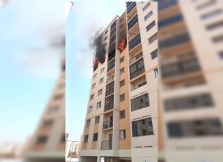 Vídeo: casal e criança morrem durante incêndio em apartamento