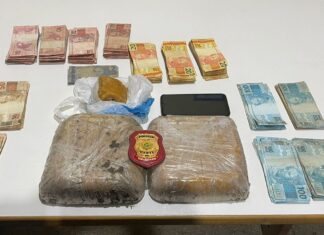 Em Eirunepé, PC-AM prende homem com entorpecentes e R$ 13 mil oriundo do tráfico de drogas