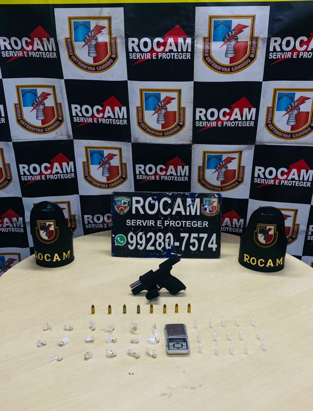 PMAM_ROCAM_APREENÇÃO_PISTOLA_FOTO_DIVULGAÇÃO_PMAM