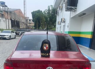 Polícia Militar do Amazonas prende três homens, apreende adolescente e recupera carro com restrição de roubo