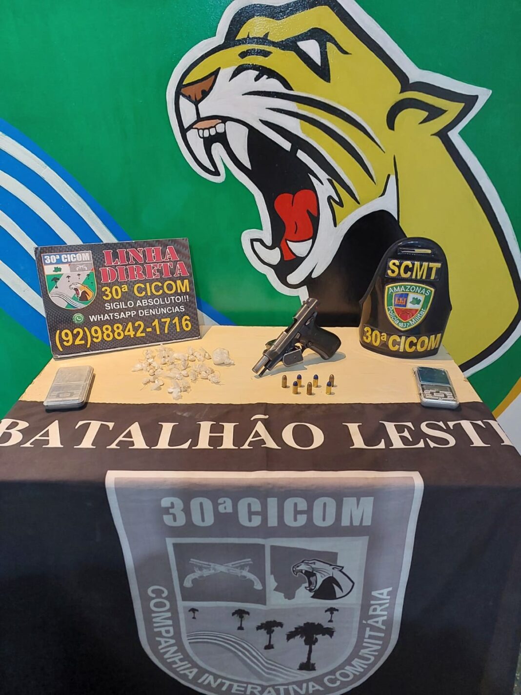 PMAM_PORTE DE ARMA DE FOGO_TRÁFICO DE DROGAS_30ª CICOM