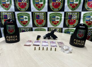 Em 48 horas, Polícia Militar do Amazonas apreende oito armas de fogo