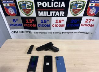 Em Manaus, Polícia Militar do Amazonas prende suspeitos de envolvimento em roubo