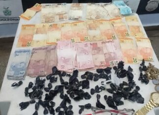 No interior, Polícia Militar do Amazonas prende homem e apreende adolescente por envolvimento com o tráfico de drogas