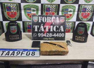 Polícia Militar do Amazonas prende casal com cerca de 1kg droga na zona norte de Manaus