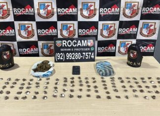 Em ações na capital, Polícia Militar do Amazonas prende cinco pessoas por envolvimento com tráfico de drogas