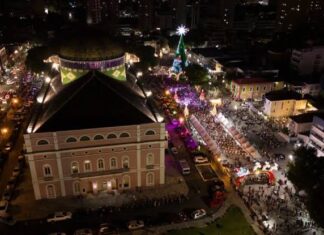Governo do Amazonas celebra O Mundo Encantado do Natal no Largo de São Sebastião, neste domingo (1º/12)