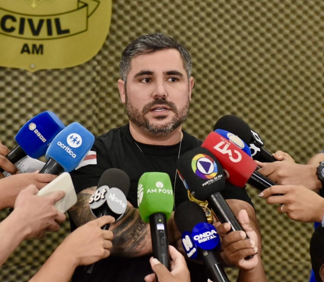 PC-AM DELEGADO CÍCERO TÚLIO TITULRA DO 1° DIP FOTO ERLON RODRIGUES