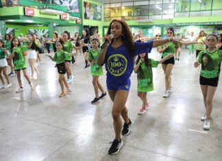 Com mais de 70 inscritos, rainha de bateria da Paraíso do Tuiuti promove workshop de samba na Aparecida