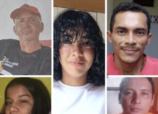 PC-AM divulga imagens de três homens e duas crianças desaparecidos em locais distintos de Manaus
