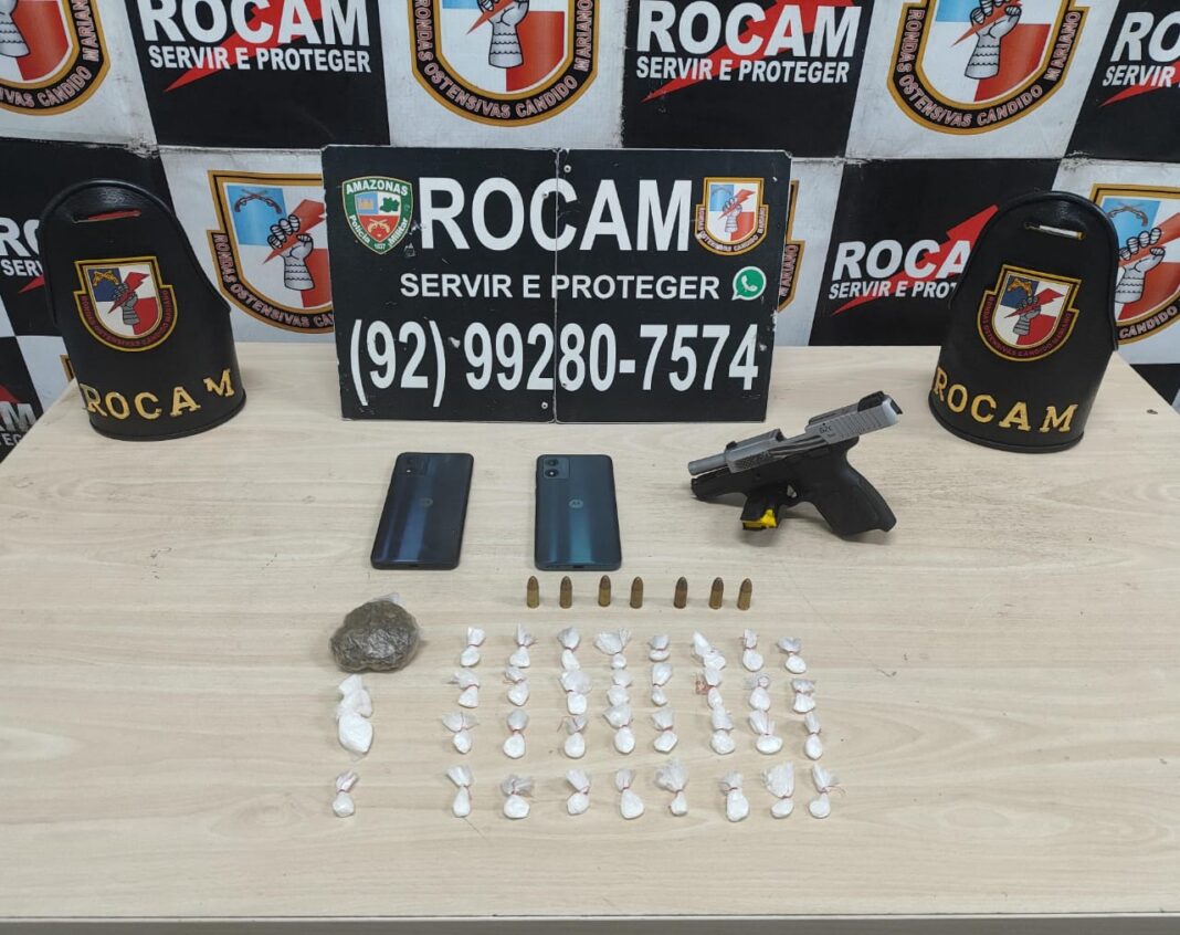 PMAM_TRÁFICO_DE_DROGAS_POSSE_ILEGLA_ARMA_FOGO_ROCAM