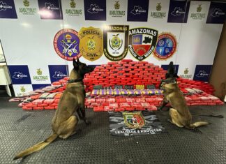 Base Arpão 3: PMAM prende seis pessoas transportando mais de 500 kg de drogas em balsas