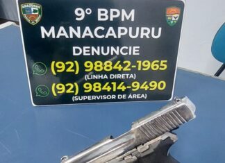 Polícia Militar do Amazonas apreende duas armas de fogo, em ações na capital e interior