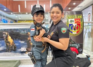 Polícia Militar do Amazonas expõe atividades, equipamentos e equipes policiais em shopping da zona leste