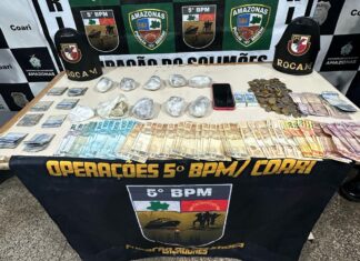 Mulher é presa por comercializar entorpecentes no município de Coari