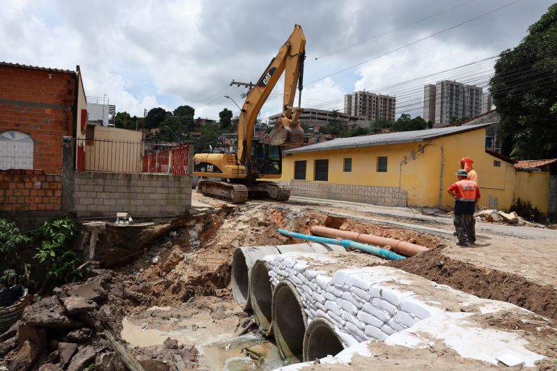 Prefeitura de Manaus recupera drenagem profunda e realiza contenção com rip-rap na comunidade Vale do Sinai 2