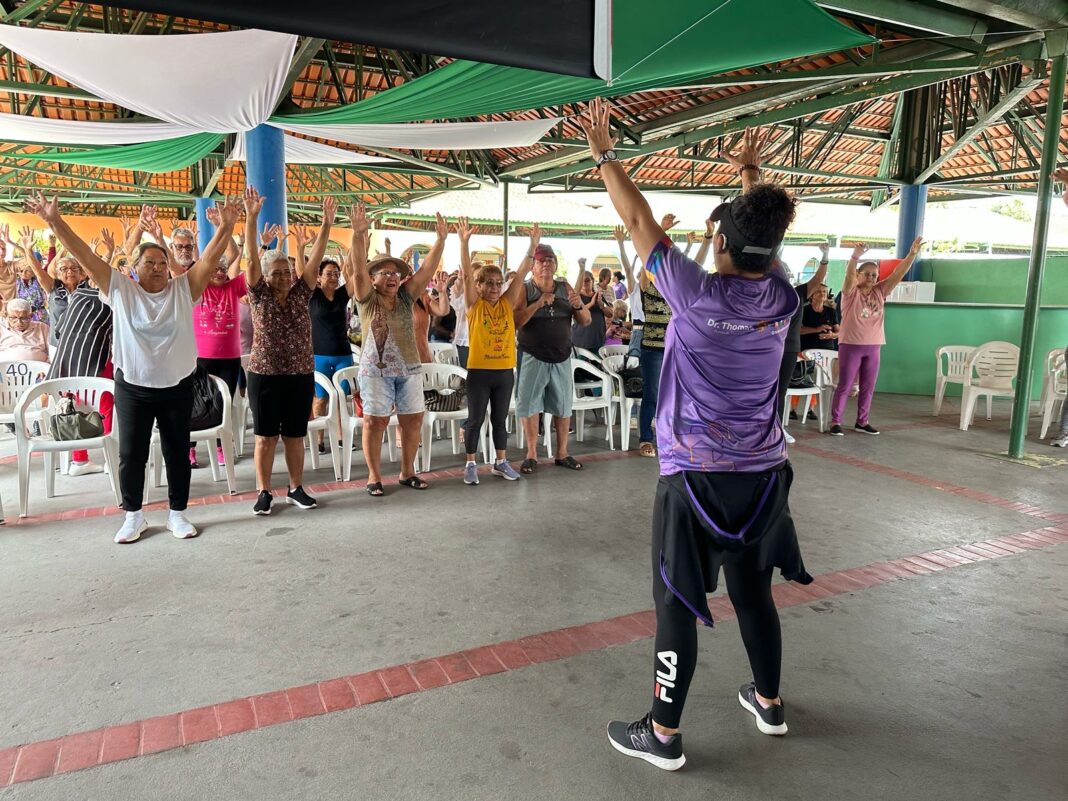 Prefeitura realiza atividades para idosos em celebração ao Dia Mundial da Atividade Física e ao Dia Mundial da Saúde