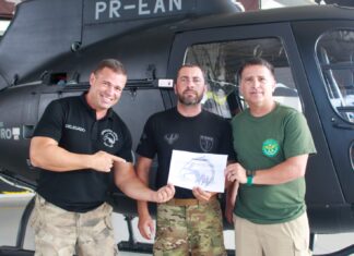 Departamento Aéreo da SSP-AM qualifica inspetor da PC-RJ como instrutor de voo