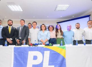 Alfredo Nascimento reúne turma da lacração sem Salazar e seu drone, para anunciar pré-candidata ao Governo do Estado do AM