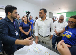 Governador Wilson Lima vistoria instalações do Caic TEA José Contente, voltado para crianças com o Transtorno do Espectro Autista