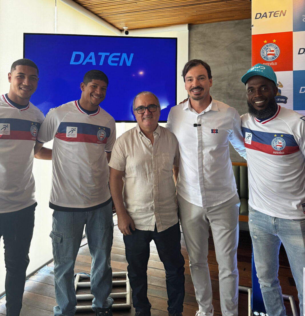 Da esq. para a dir.: Felipe Iceman, Felipe Índio, José Pacheco, Emerson Ferretti e Zé Luís