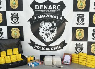 Polícia Civil prende homem em flagrante com 26 tabletes de cocaína dentro de mala no bairro Cidade Nova