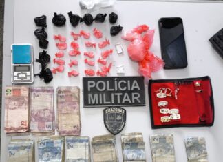 Polícia Militar do Amazonas prende homem e apreende entorpecentes em Amaturá