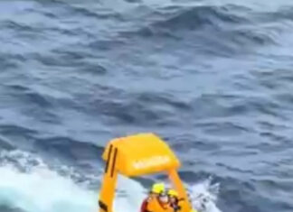 Vídeo! Pai salta de cruzeiro para salvar filha que caiu do 4º Andar de Navio