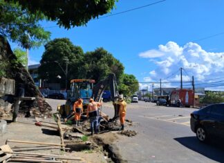 Ação preventiva da Prefeitura de Manaus evita alagamento no bairro Nossa Senhora das Graças