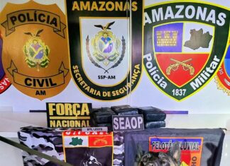 Base Arpão 3: PMAM apreende seis tabletes de cocaína e prende suspeito por tráfico de drogas