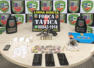 Em ações na capital, Polícia Militar do Amazonas prende quatro suspeitos de envolvimento com tráfico de drogas