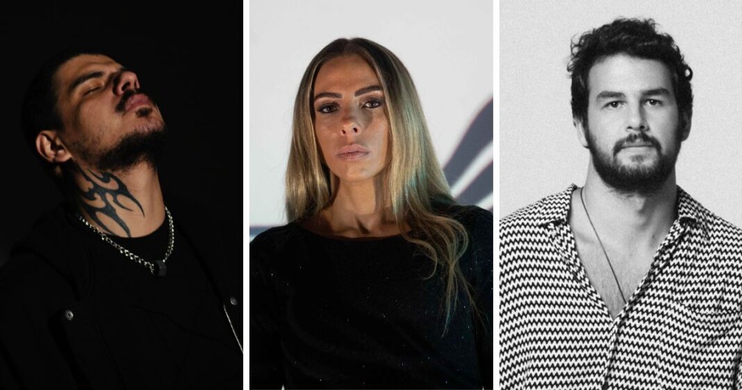 Vintage Culture, Mary Mesk e Maz - Fotos: Reprodução / Divulgação