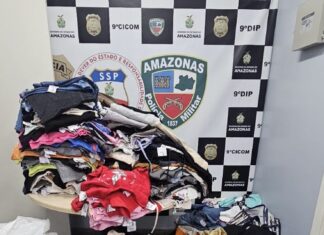 Operação Mão Branca 2: PC-AM prende mulher por receptação de roupas e produtos furtados de lojas