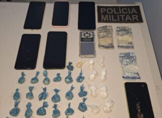 Polícia Militar do Amazonas prende dois adultos e apreende adolescente suspeitos de envolvimento com o tráfico de drogas