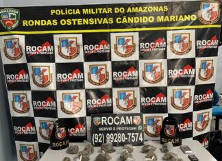 Polícia Militar do Amazonas captura foragido da Justiça com 59 porções de drogas na zona norte