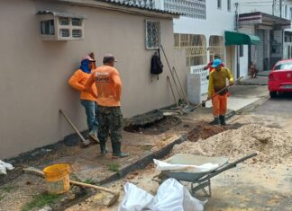 Prefeitura de Manaus realiza serviços de recuperação de drenagem no bairro Redenção